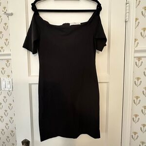 Elegant Black Off-Shoulder Dress